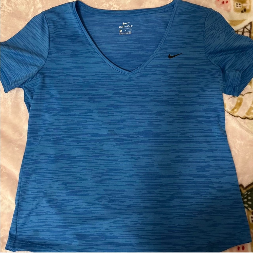 Blue Nike Dri-Fit Shirt